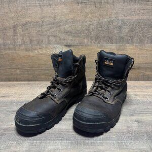 Ariat Treadfast Waterproof Soft Toe Brown Leather Work Boots Men's Size 11.5